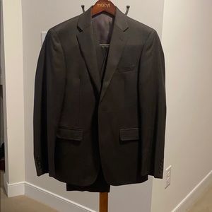 Calvin Klein 36S slim fit brown 3 piece suit
